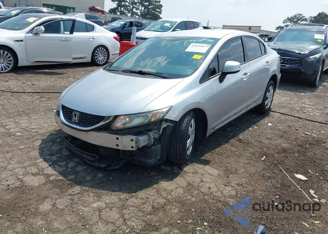 2013 Honda Civic Lx из США, поврежденный, VIN 2HGFB2F53DH504578